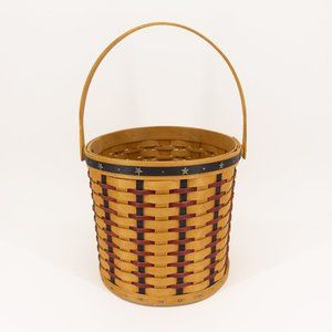 Longaberger Patriotic Stars & Stripes Basket
